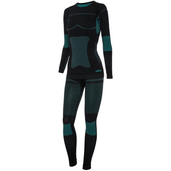 Viking Ilsa Womens Functional Base Layer Set with Seamless Technology Thermo-Active and Breathable for Skiing Snowboarding Cross-Country 