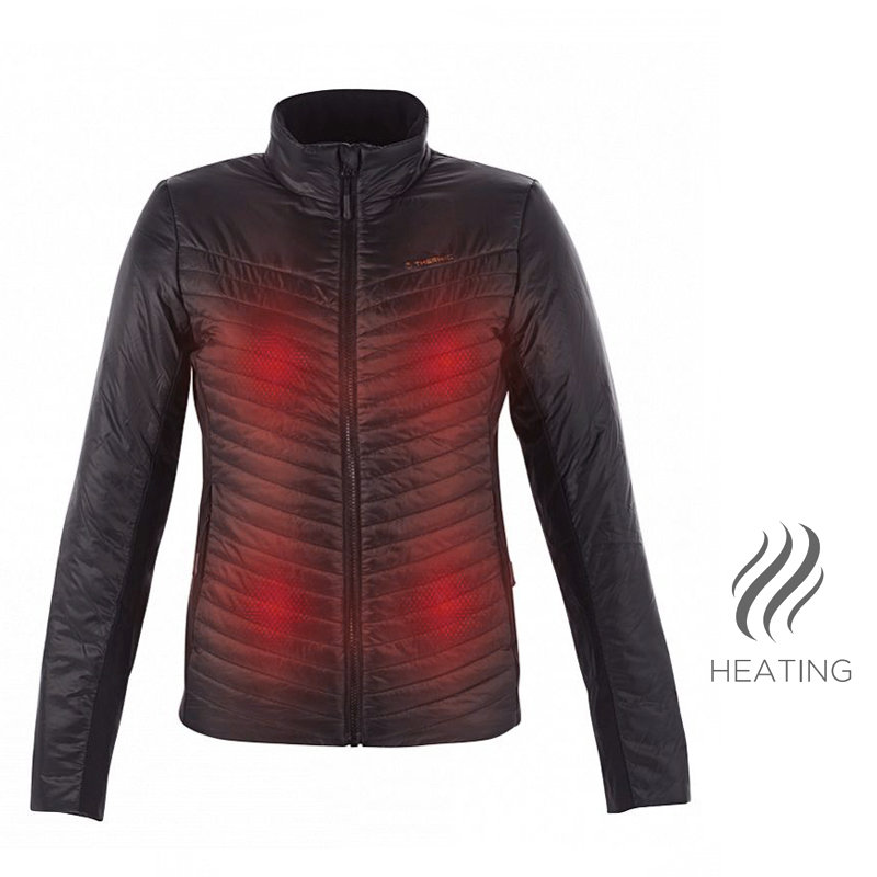 Therm-ic heated PowerJacket Speed Women Black