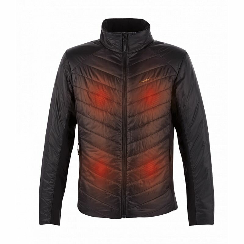 Therm-ic heated PowerJacket Speed Men Black