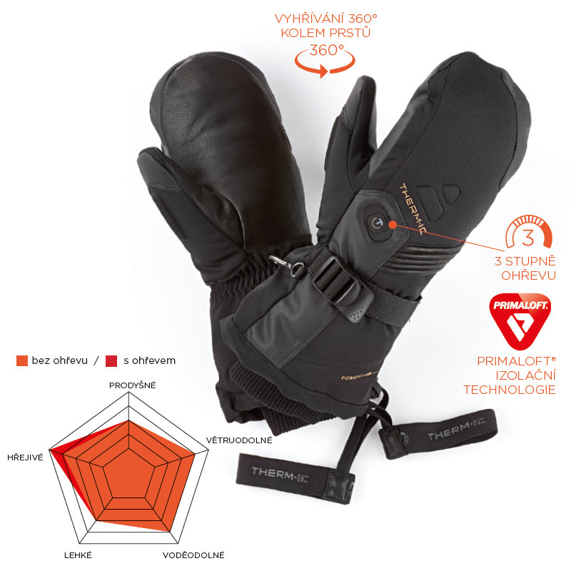 Thermic heated best sale gloves