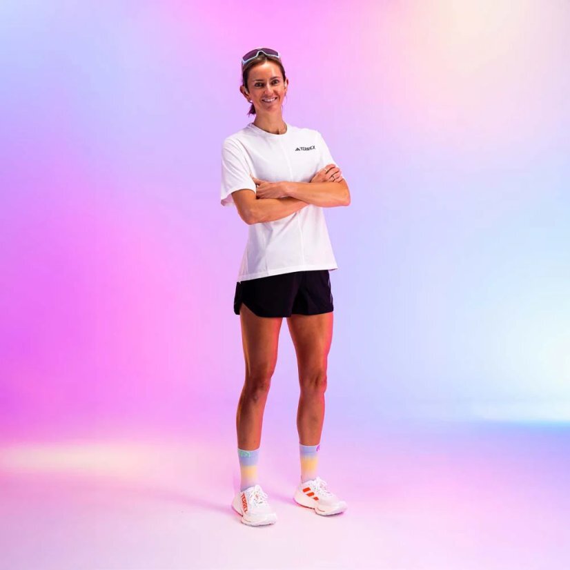 Running socks Sidas Run Motion Crew Rainbow