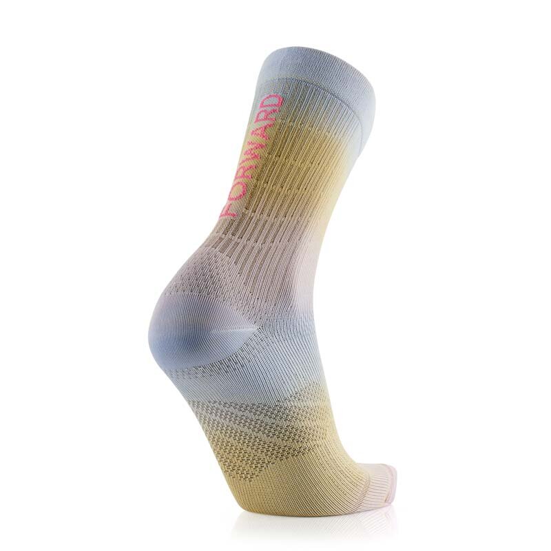 Running socks Sidas Run Motion Crew Rainbow
