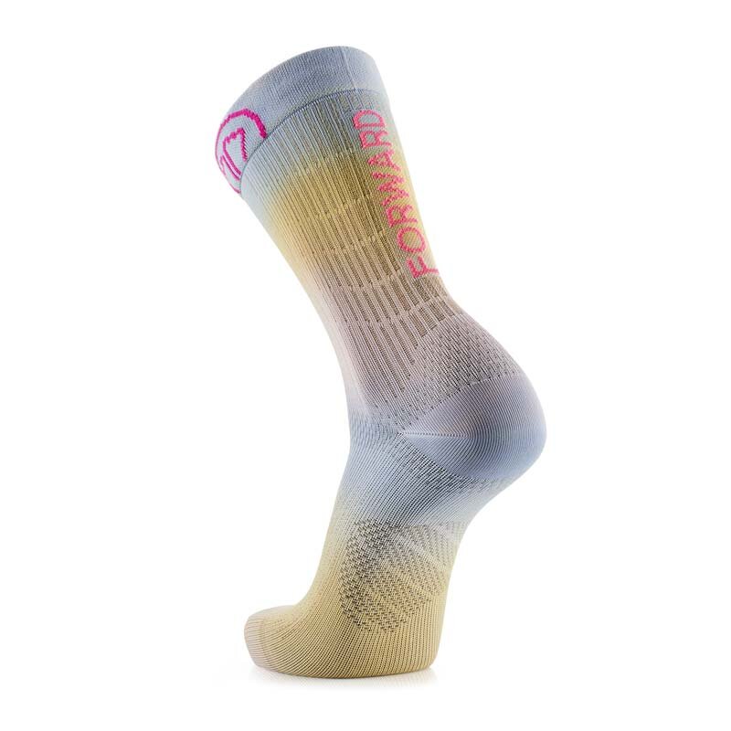 Running socks Sidas Run Motion Crew Rainbow