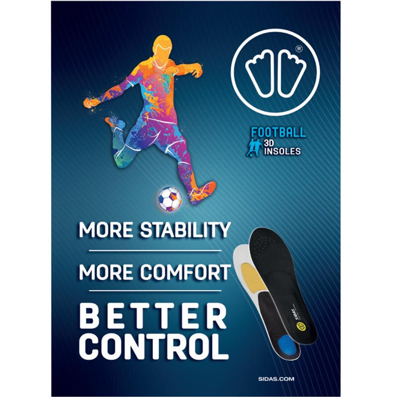 Football insoles Sidas Football 3D