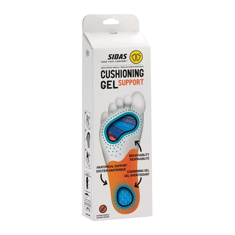 Gel insoles Sidas Cushioning Gel Support V2