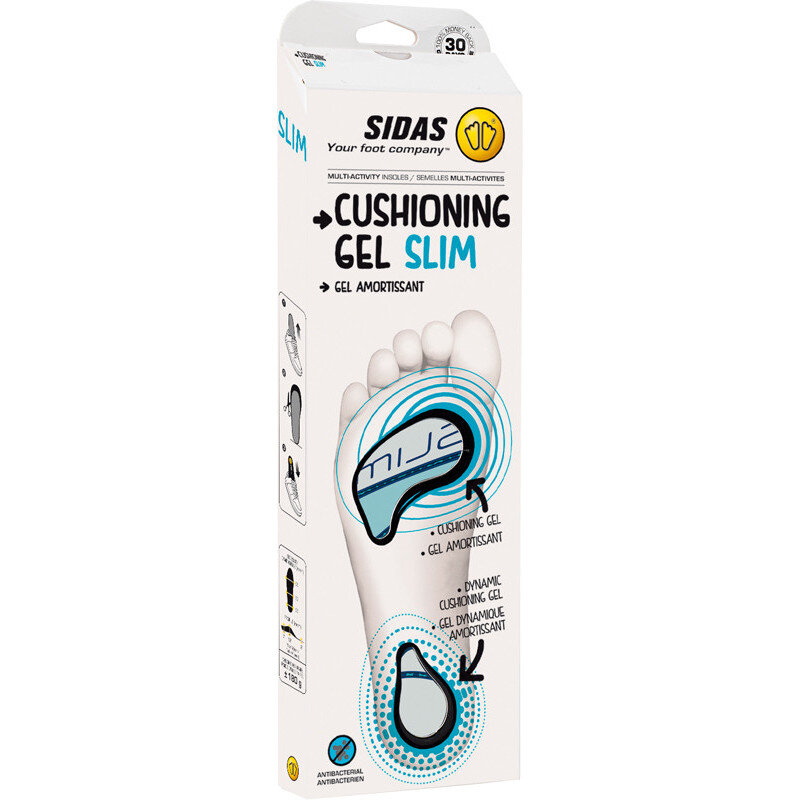 Gel insoles Sidas Cushioning Gel Slim