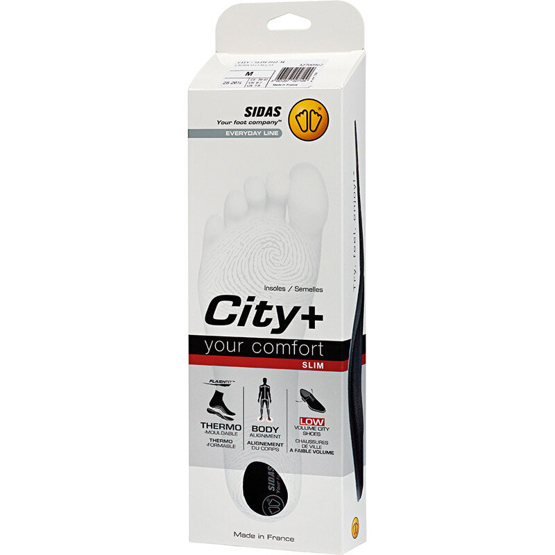 Thin dress shoe insoles Sidas City+ Slim