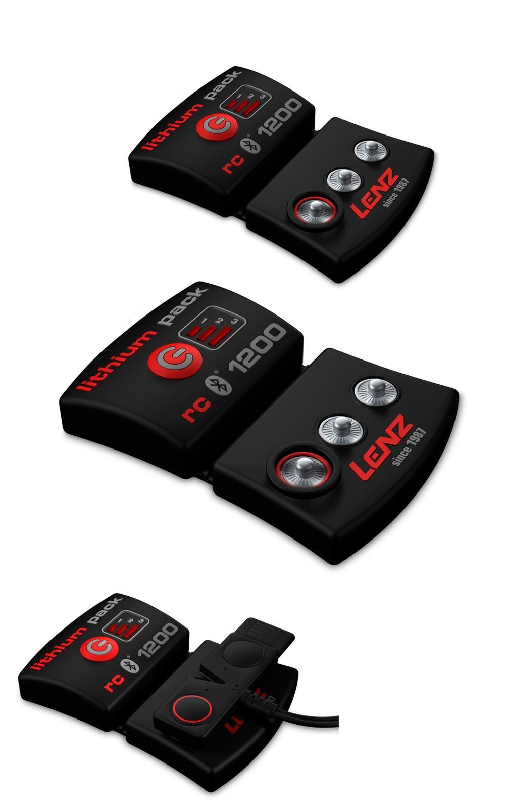 SET - Heated socks LENZ 5.0 Toe Cap + batteries lithium pack rcB 1200